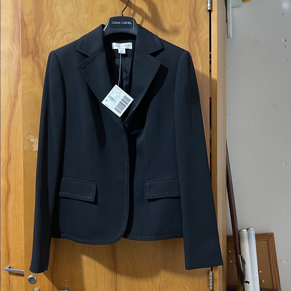 Casual Corner Black Blazer and Pant